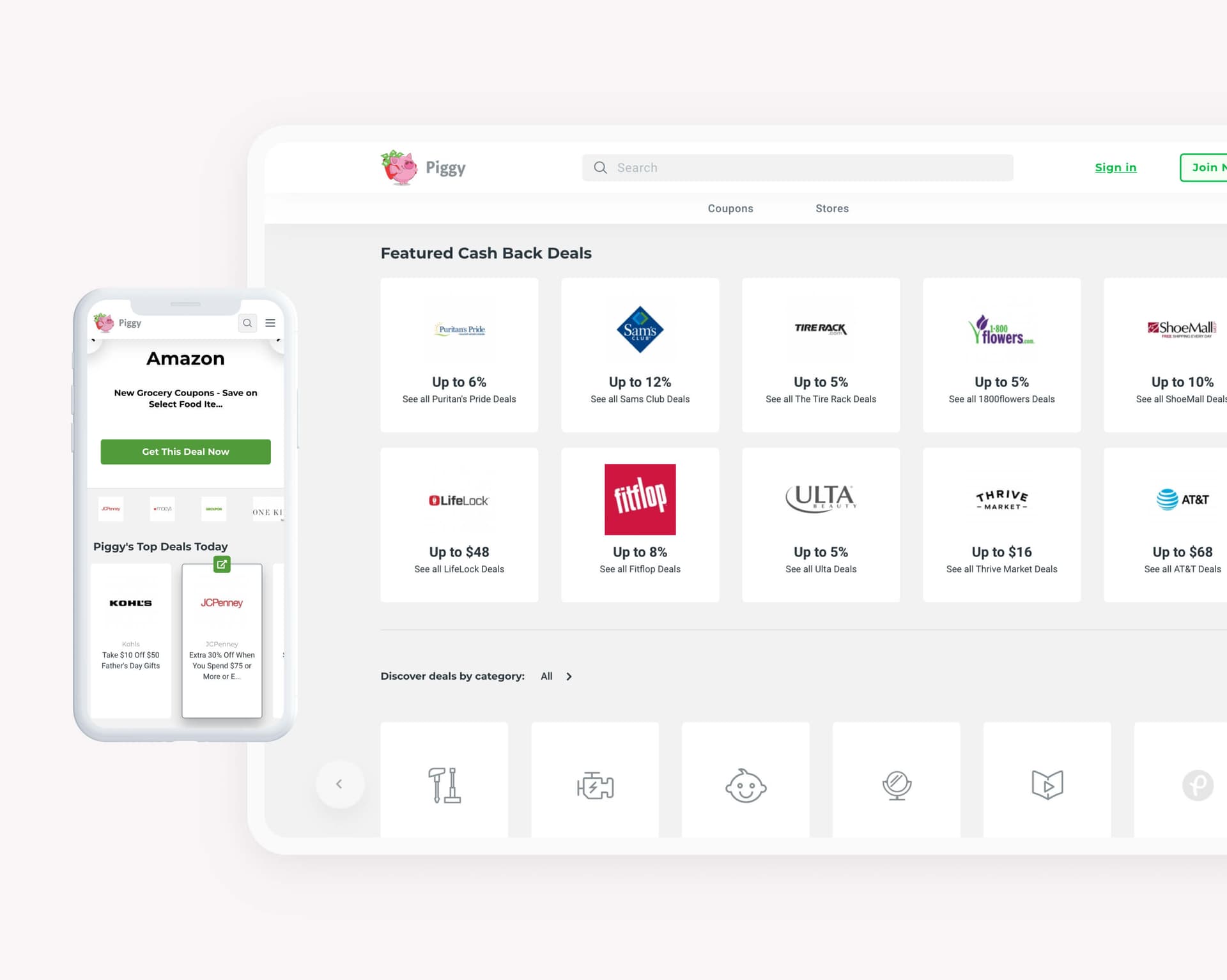 Browser extension for deals