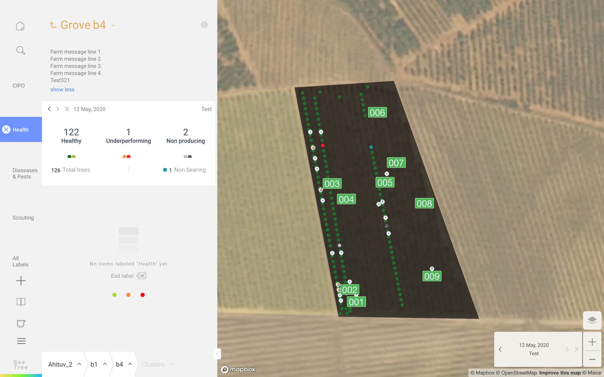 Application for detecting ripe fruits in orchard