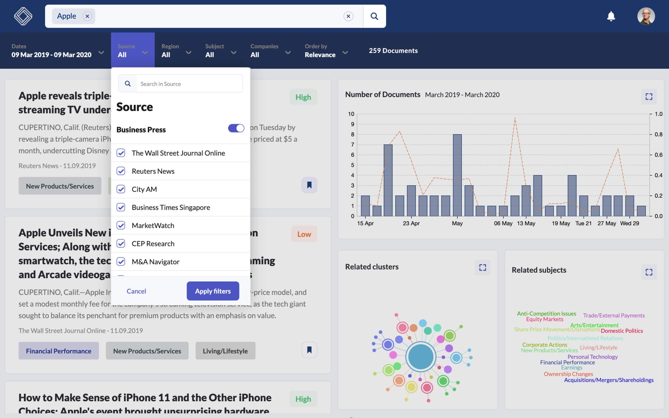 Intelligent search engine web application