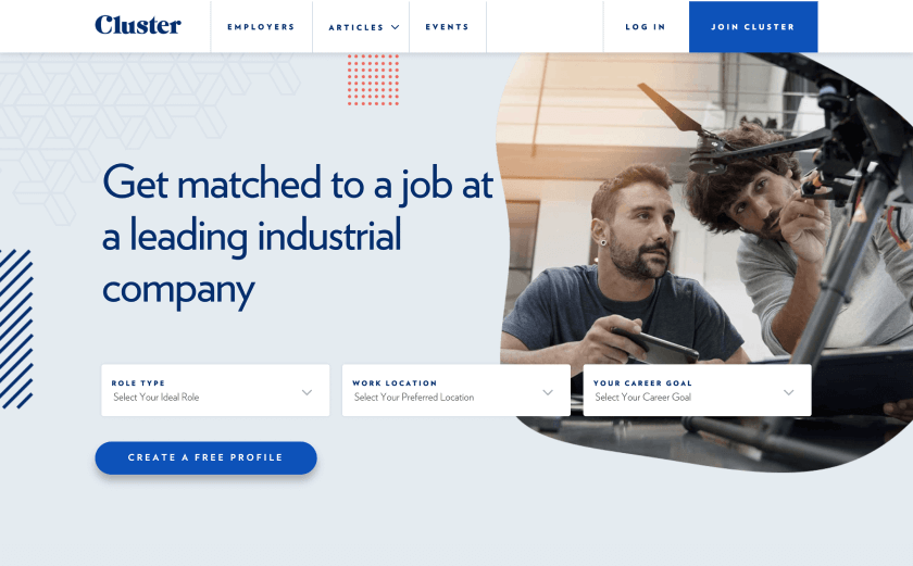 Web app for job search in space engineering sector